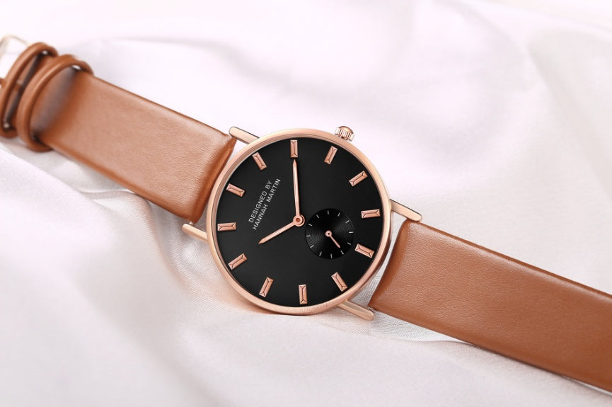 Hannah Martin Hannah Martin 2138 Women's Quartz Watch Small Seconds Simple Women's Watch Belt Nylon Strap