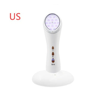Three-color LED anti-inflammatory and acne photothermal beauty instrument