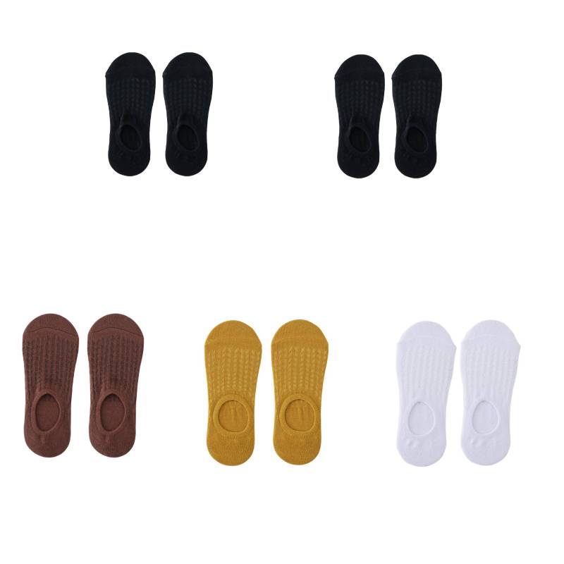 Women's Solid Color Mesh Invisible Socks