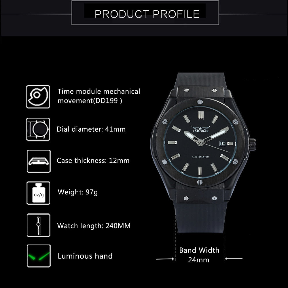 Hollow mechanical movement automatic mechanical men's watch