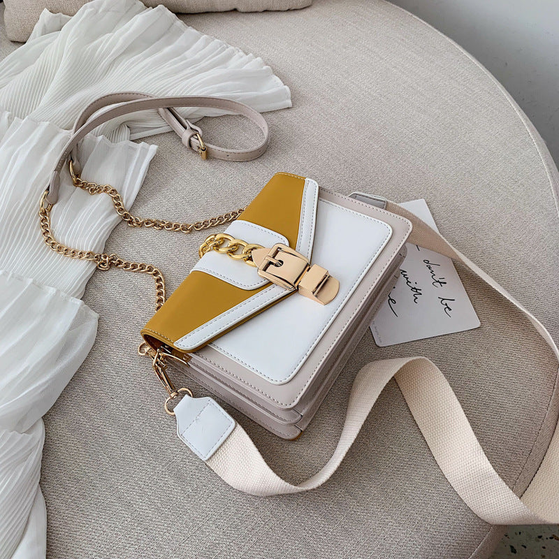 Small Polyester and Cotton Contrast Bag