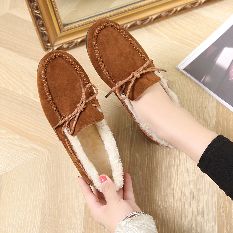 Plush women's shoes plush warm cotton shoes