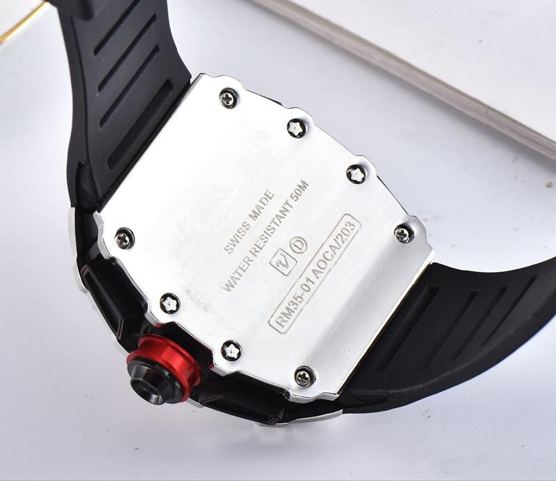 Ghost Head Silicone Belt Quartz Men's Watch