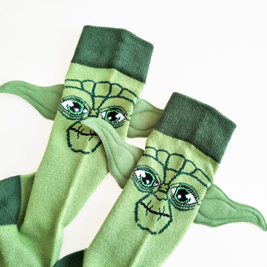 Ear Cartoon Yoda Master Men's Sports Socks