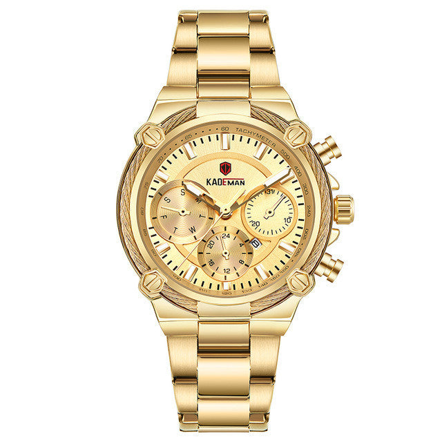 Three-pin waterproof watch