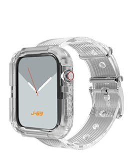 Integrated watch band with TPU protective sleeve for glacier