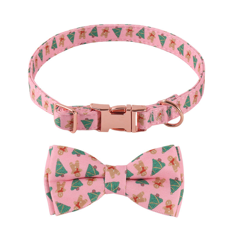 Pet Supplies Design Christmas Series Bow SUNFLOWER Holiday Dog Collar