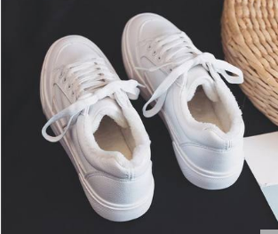 Student casual white shoes