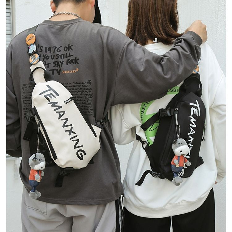 Chest Sports Student Shoulder All-match Boys Waist Bag Crossbody Small Female Messenger Bag Men