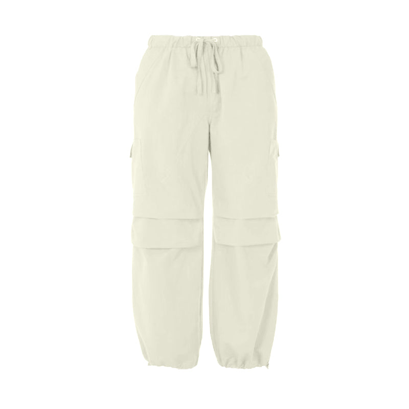 Overalls Retro Ankle-tied Casual Wide-leg Trousers