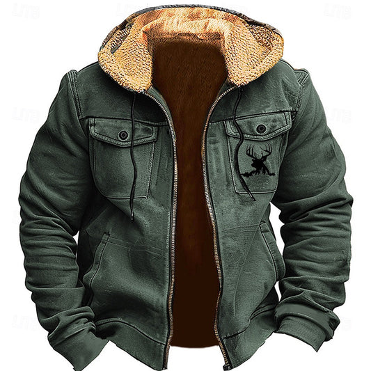 Seasonal Double-layered Thick Fleece-lined Cotton Coat