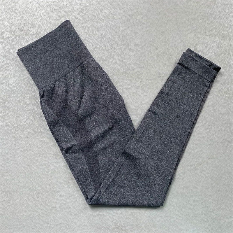 Explosive European And American Peach Hip Fitness Pants High Waist Stretch Tight Yoga Pants