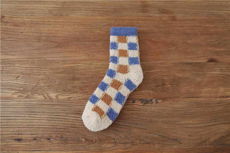 Coral fleece home sleep socks