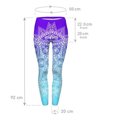 Digital printed cropped trousers