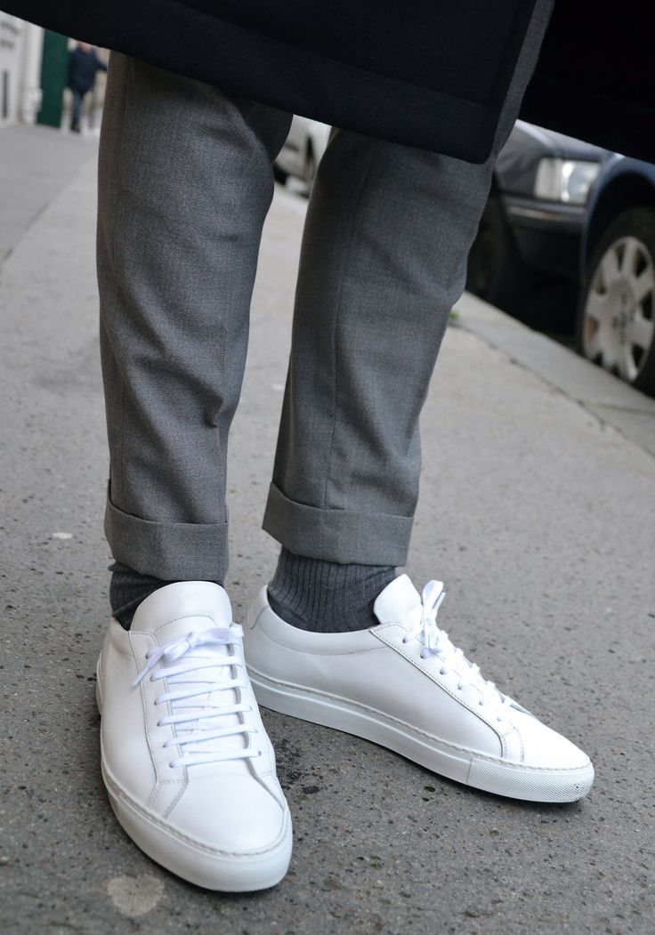 Genuine leather women's sneakers