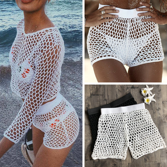 Fishing net hand hook cotton shorts