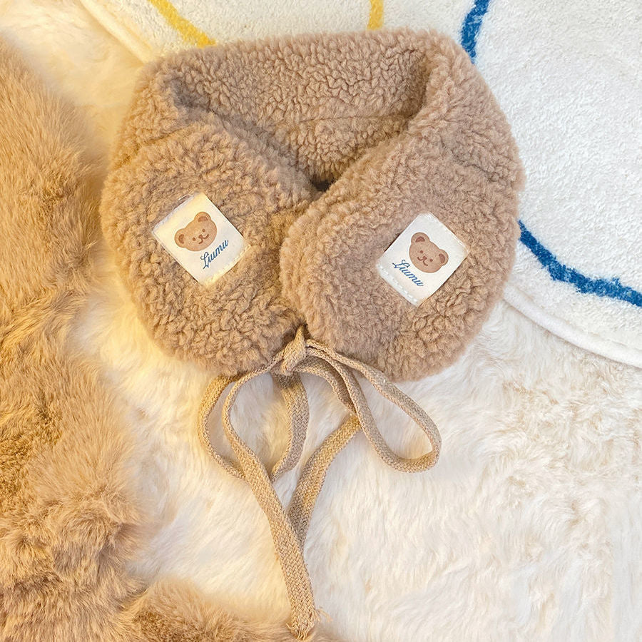 Warm Cute Bear Earmuffs New Antifreeze Protection Plush