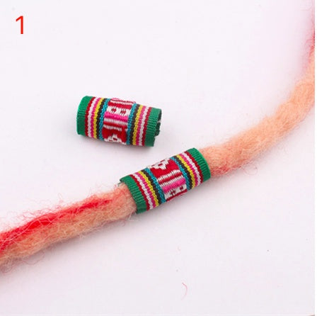 10 Pcs / Lot colorful mix fabric hair braid