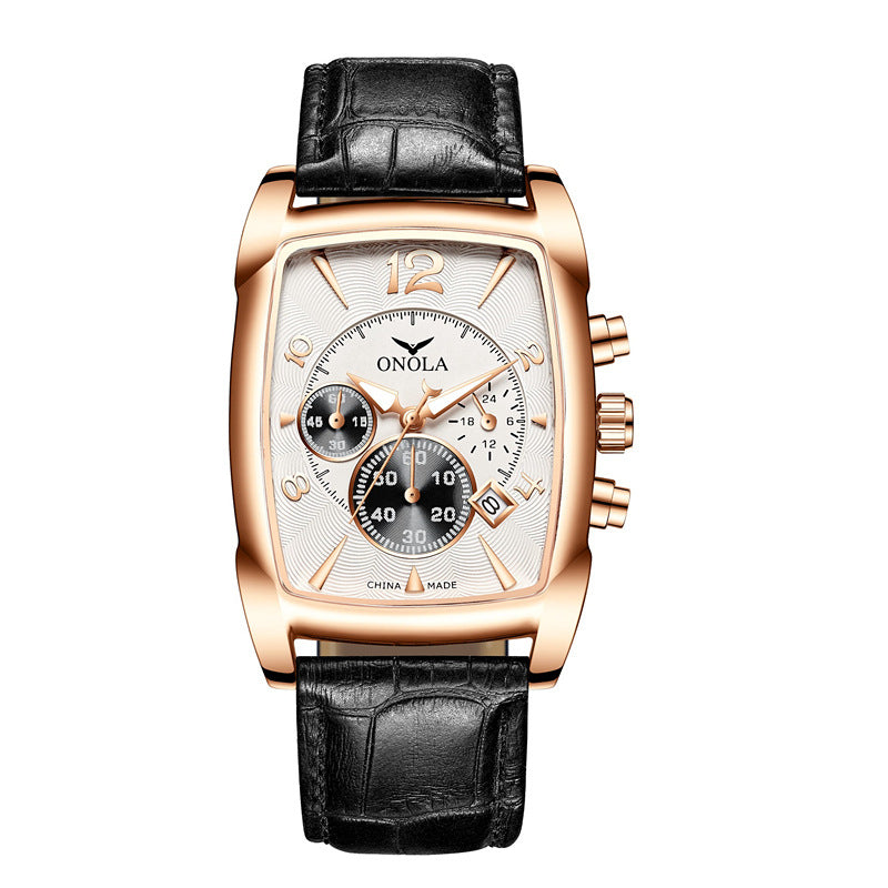 Business casual multifunctional men's quartz watch