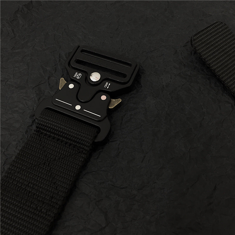 Functional wind tactical buckle nylon belt