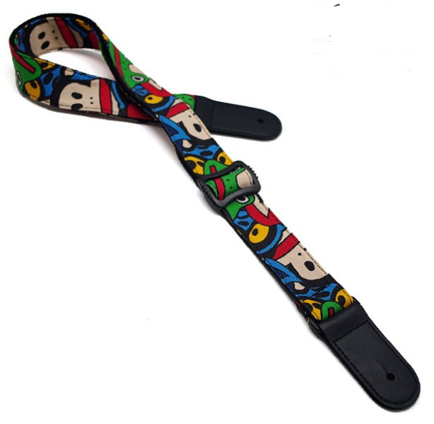 Ukulele small guitar cartoon strap