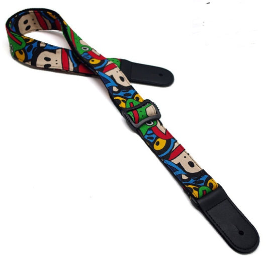 Ukulele small guitar cartoon strap