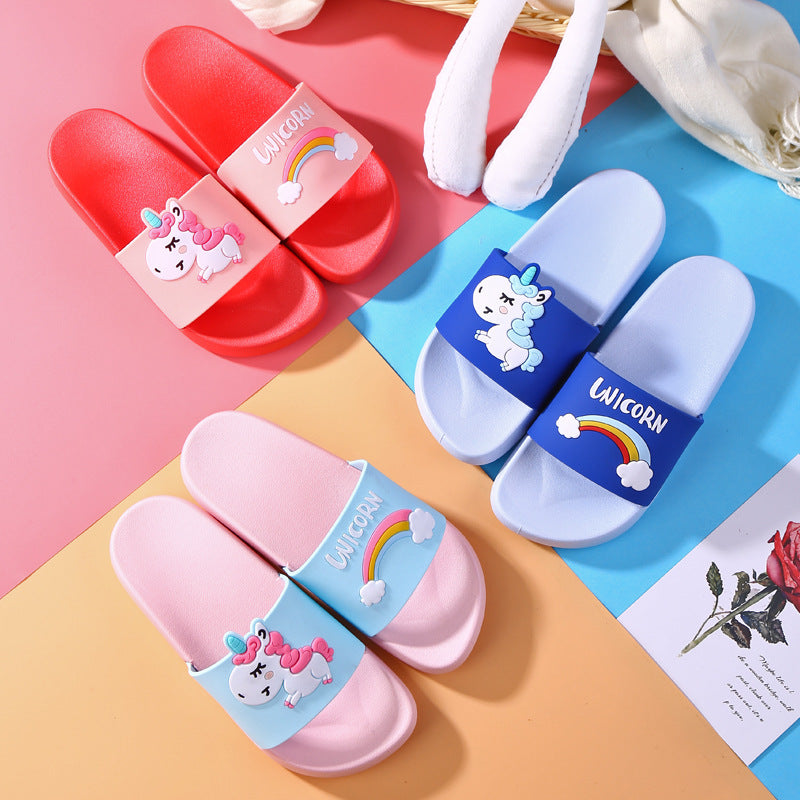 Antiskid parent child slippers for boys and girls