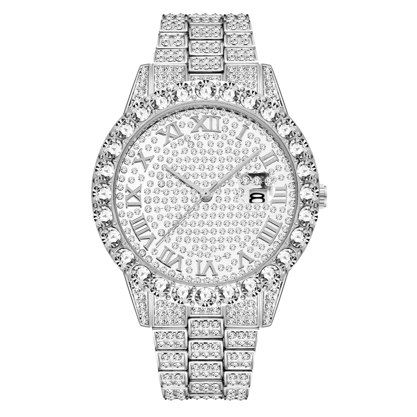 Hip Hop Herreur med Fuld Rhinestone