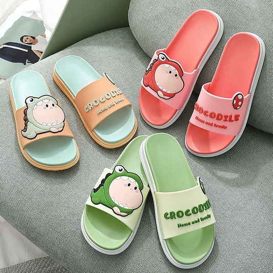 Cute Cartoon Fashionable Household Dinosaur Slippers