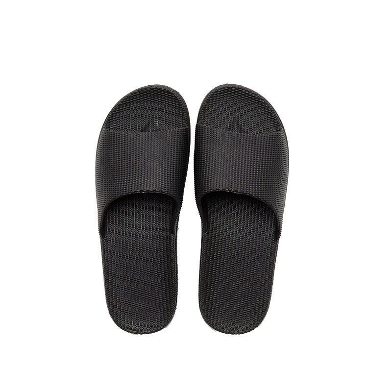 Non-slip couple elastic home slippers