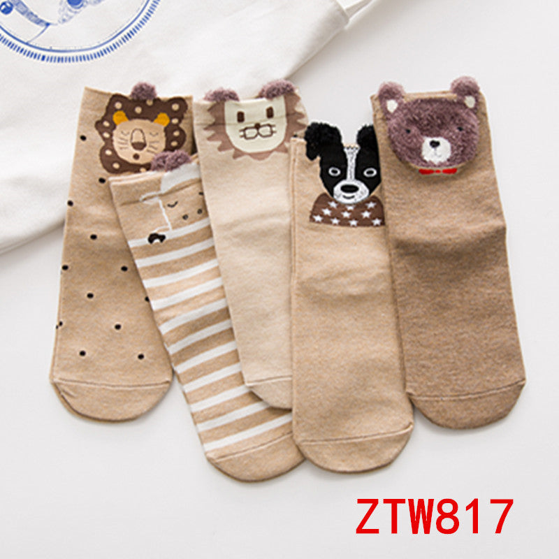 Women's ear cartoon socks Japanese trend