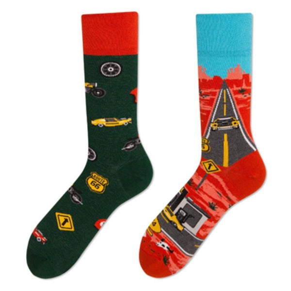 Asymmetric AB socks