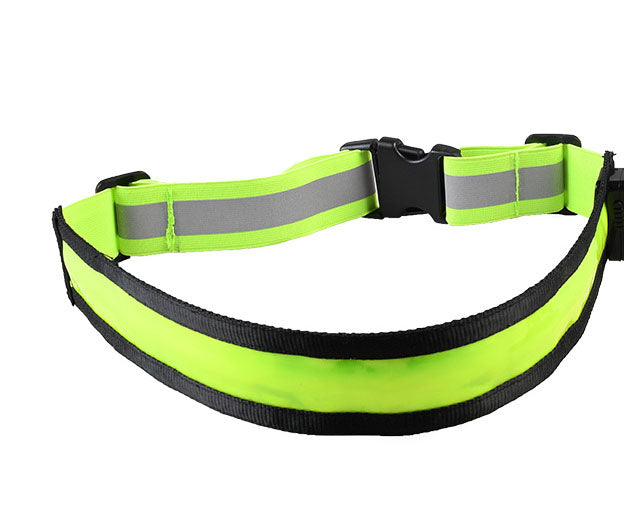 Luminous and breathable waist protection exercise belt