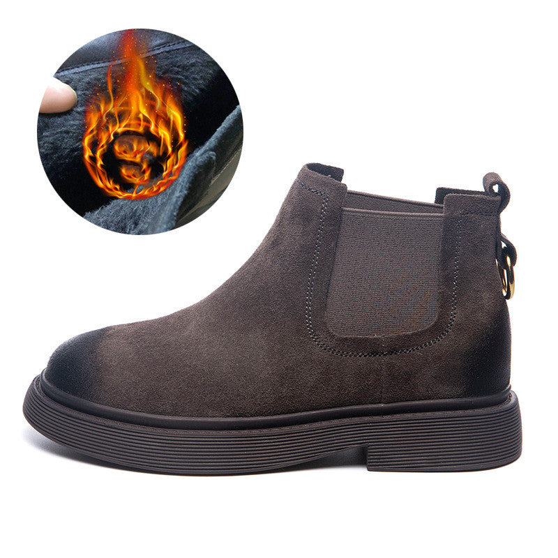 Short Boots British Style Women's Flat Boots
