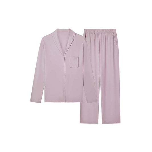 Cloud Cotton Cardigan Modal Couple Pajama Set