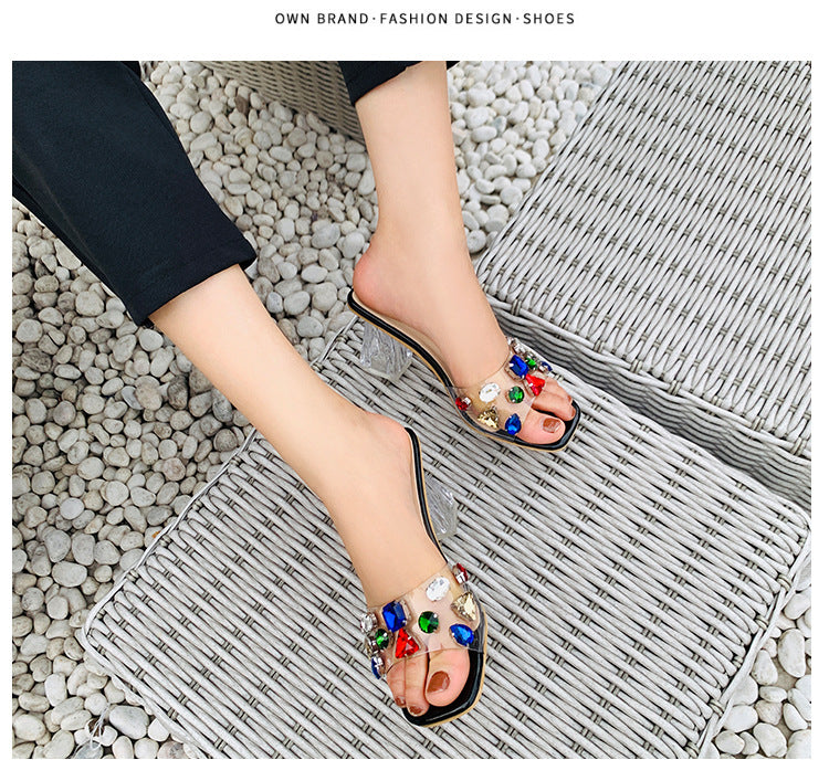 Low cut women's plus size sandals