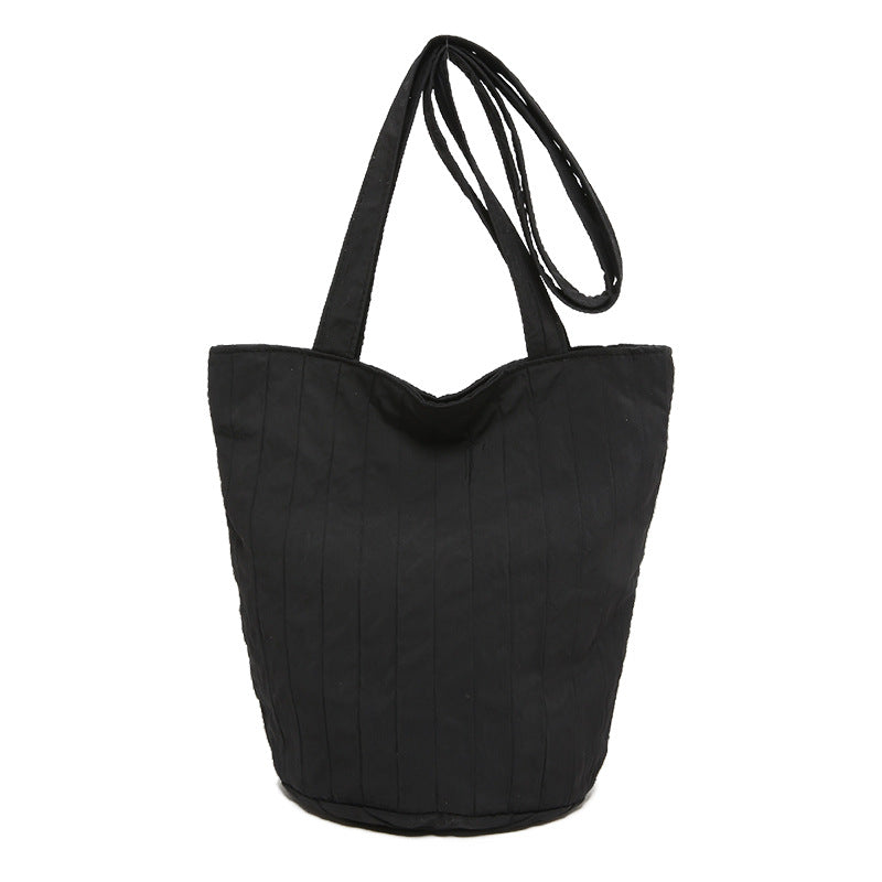 Retro Large-capacity Bucket Special-interest Shoulder Bag