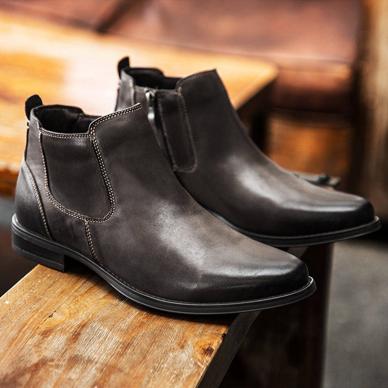 Men's Casual Martin Boots Short Boots Winter British Workwear