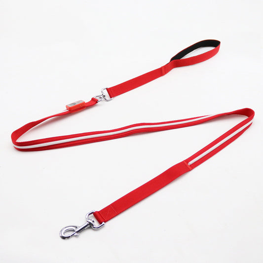 Pet waterproof LED charging collar