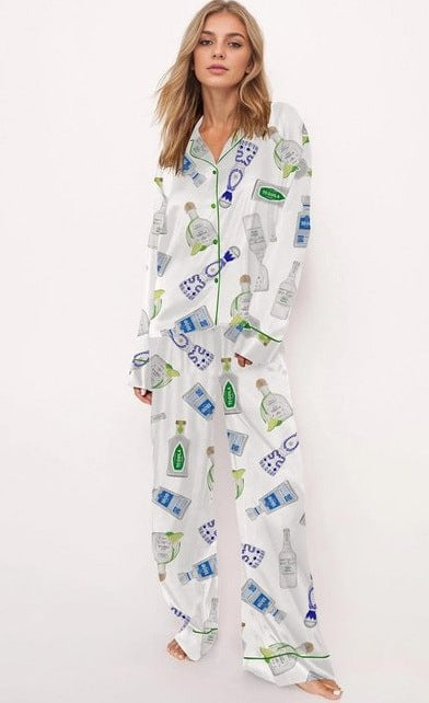 Polyester Digital Printed Pajama Set