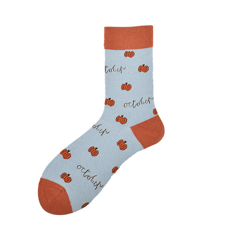 Creative Couple Cotton Mid-high Socks