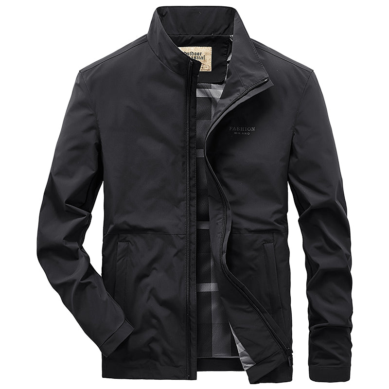 Loose Casual Stand Collar Jacket Men's Top