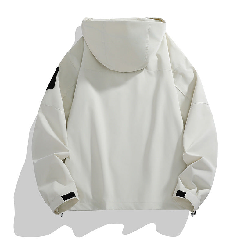 Shell Jacket Casual Hooded Outdoor Mountaineering Jacket