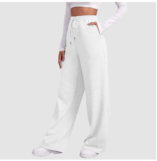 Women's Casual Loose Solid Color Sweatpants