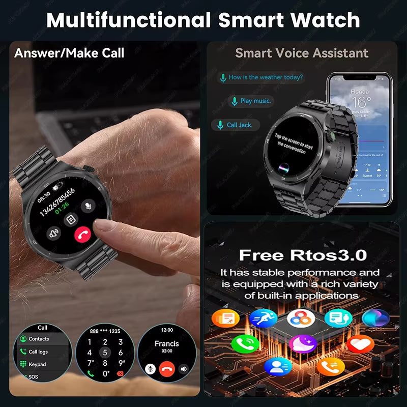 New Bluetooth Calling Men'S Smart Watch 360 * 360 HD Large Screen Heart Rate IP68 Waterproof Outdoor Sports Women'S Smart Watch