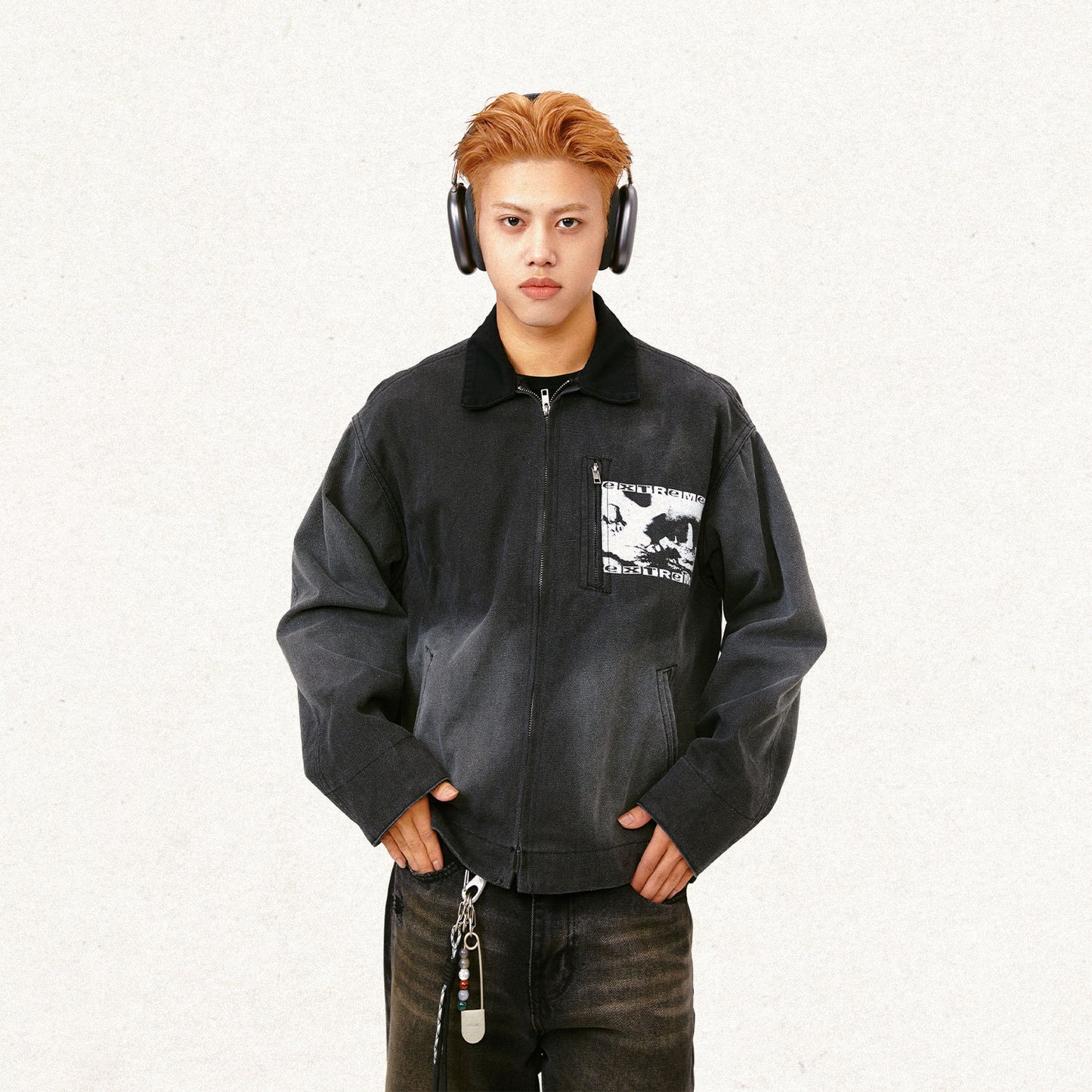 Autumn Monkey Wash Thin Jacket Coat
