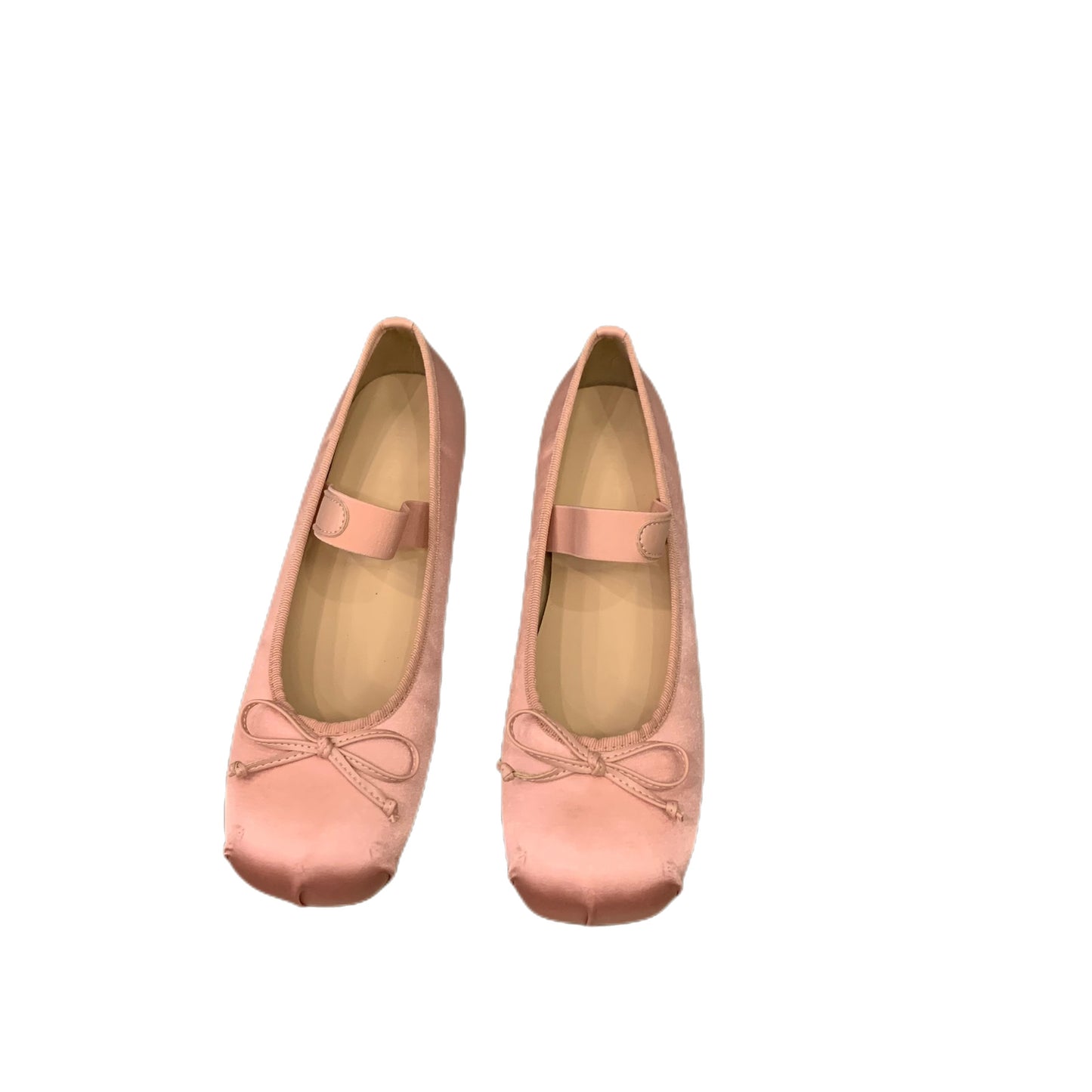 Flat Gentle Ballet Slipper Spring And Summer New French Vintage Satin Peas Shoes