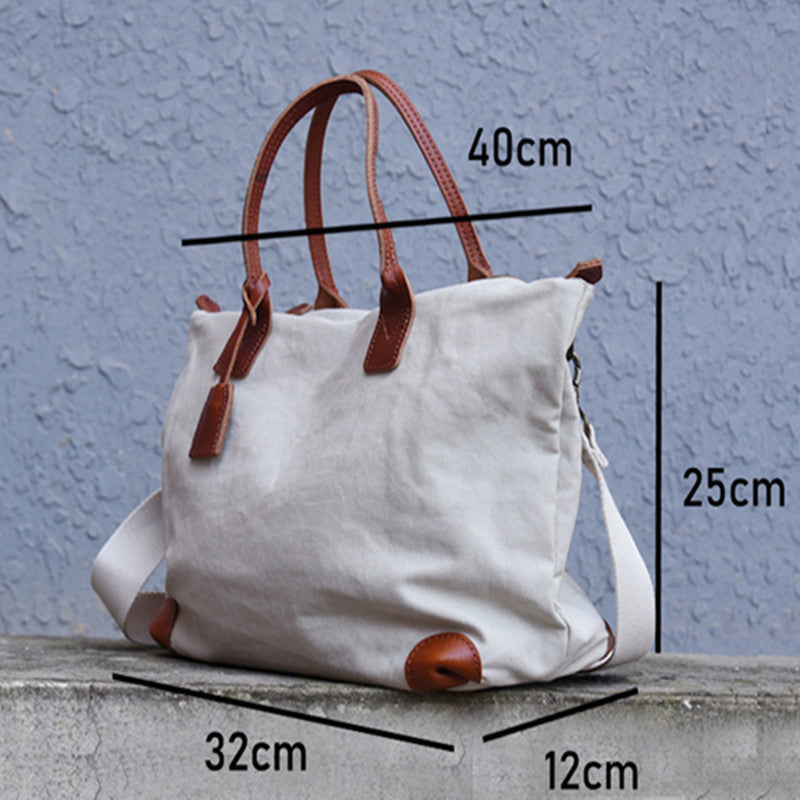 Lærred Retro Enkel Trend Skuldertaske