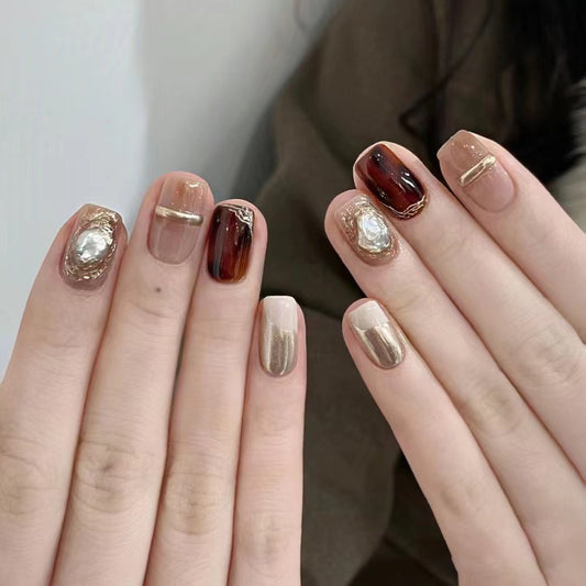 Metal Baroque Hawksbill Handmade Donghai Wear Armor Nail Sticker