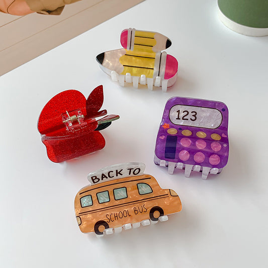 Cute Cartoon Car Style Grip Hairware Women's